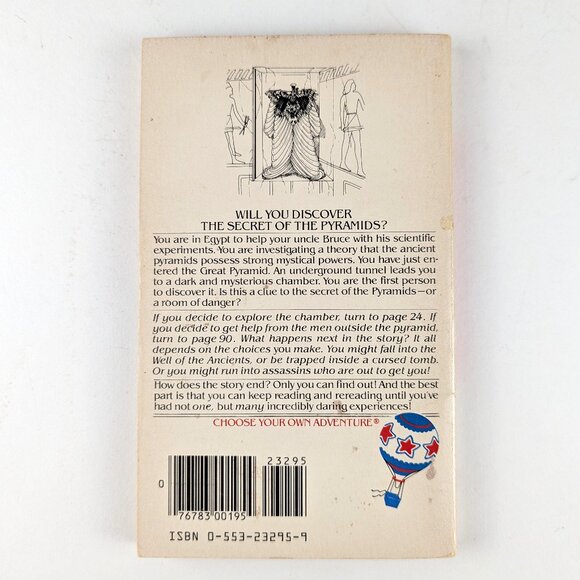 Vintage 80s Choose Your Own Adventure Book - Secret of the Pyramids #19 - Picture 6 of 10
